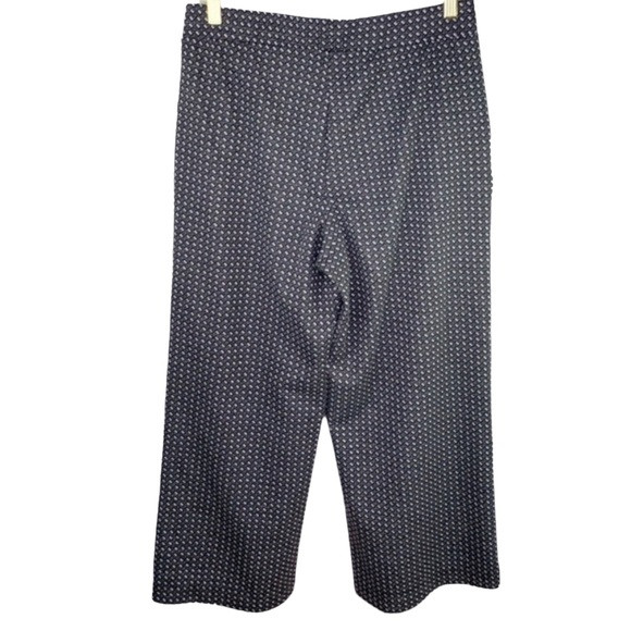 John Paul Richard Gray and Black Geometric Pattern Culottes with Pockets - Picture 2 of 10